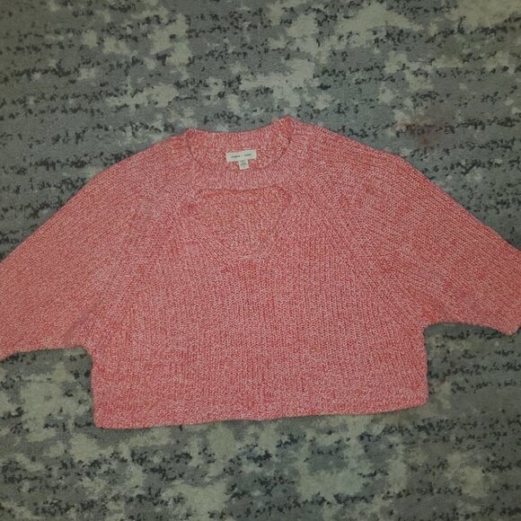 Silence + Noise Maddie Cut-Out Cropped Sweater Size S - Picture 2 of 6